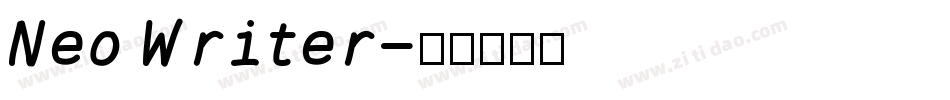 Neo Writer字体转换